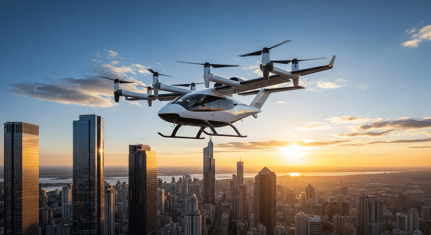Imagem de capa: Táxi Aéreo Elétrico nos EUA em 2026? O Que a Casa Branca Aprovou