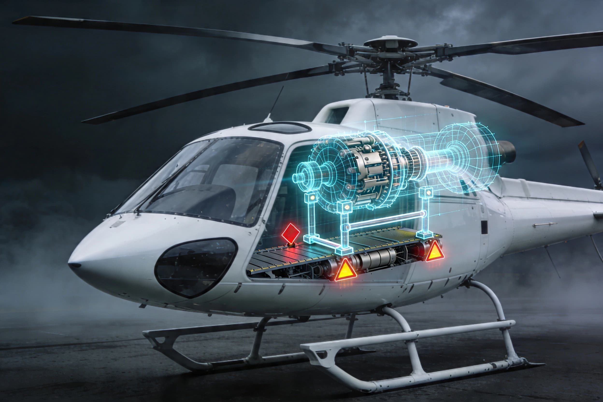 Imagem de capa: AD AS350 Esquilo: Troque as Barras de Suspensão do MGB