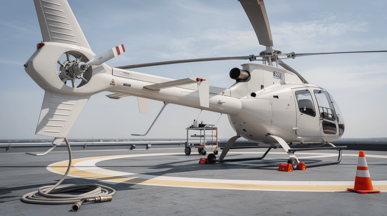 Imagem de capa: Bell 505: FAA amplia ação por rachaduras no estabilizador