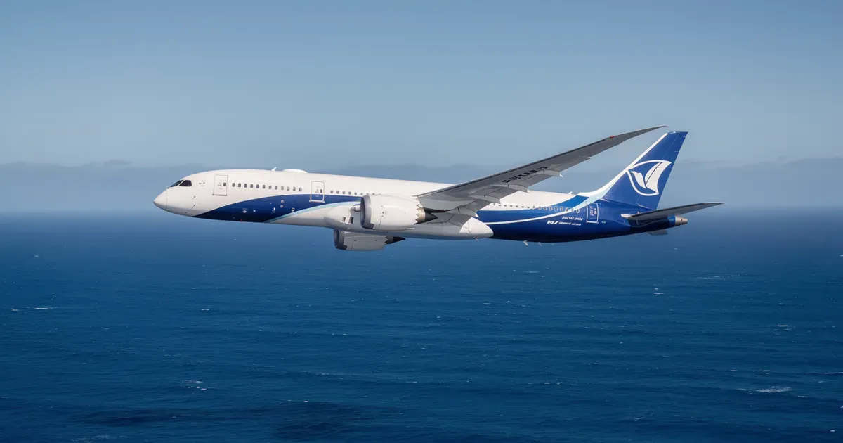 Imagem de capa: Boeing 787: FAA Certifica Aumento de Peso e Alcance