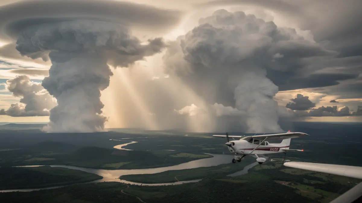 Imagem de capa: Clima Tropical e Convecção na Aviação Brasileira