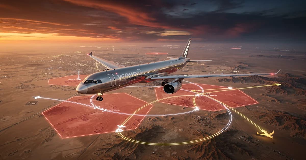 Imagem de capa: Conflito no Oriente Médio Fecha Espaços Aéreos em 2026