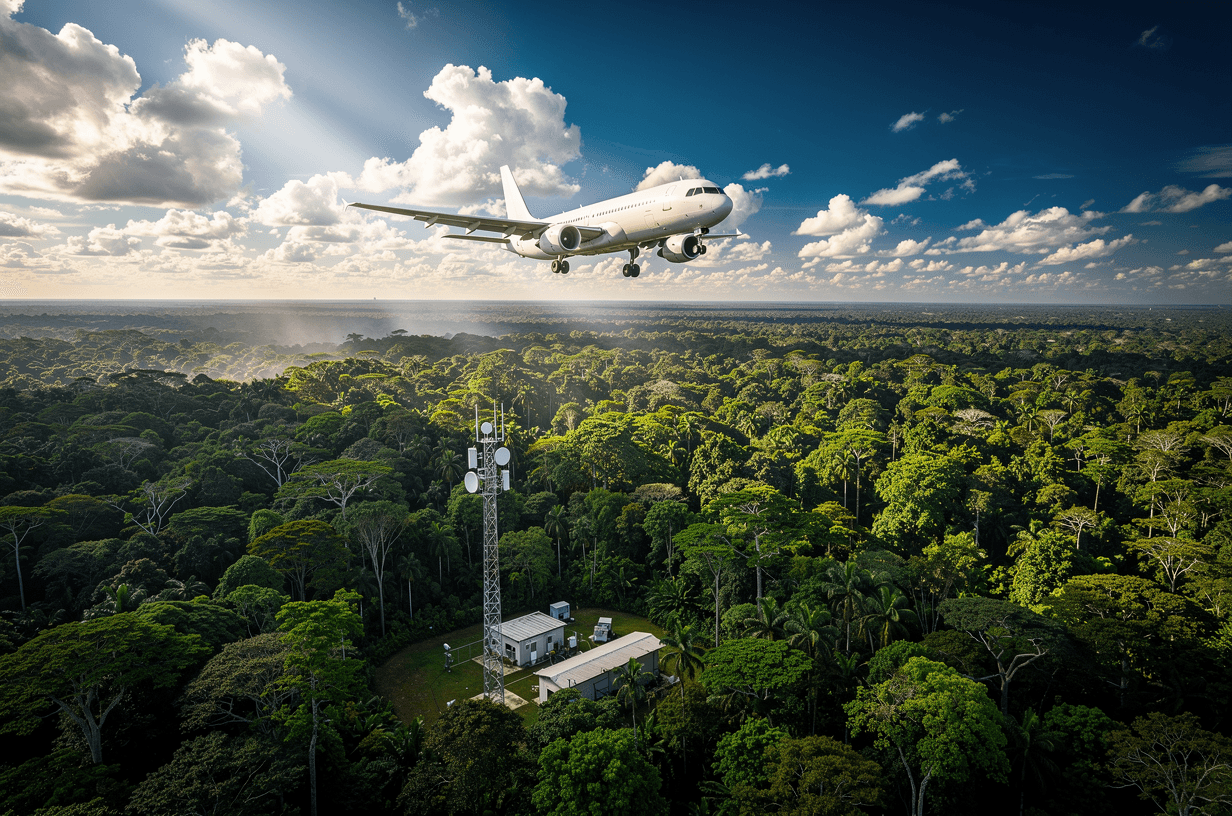 Imagem de capa: DECEA: ADS-B na Amazônia e PBCS no Atlântico Sul