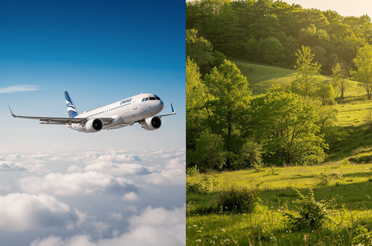 Imagem de capa: Estudo Oxford: Emissões da Aviação Podem Cair 75%
