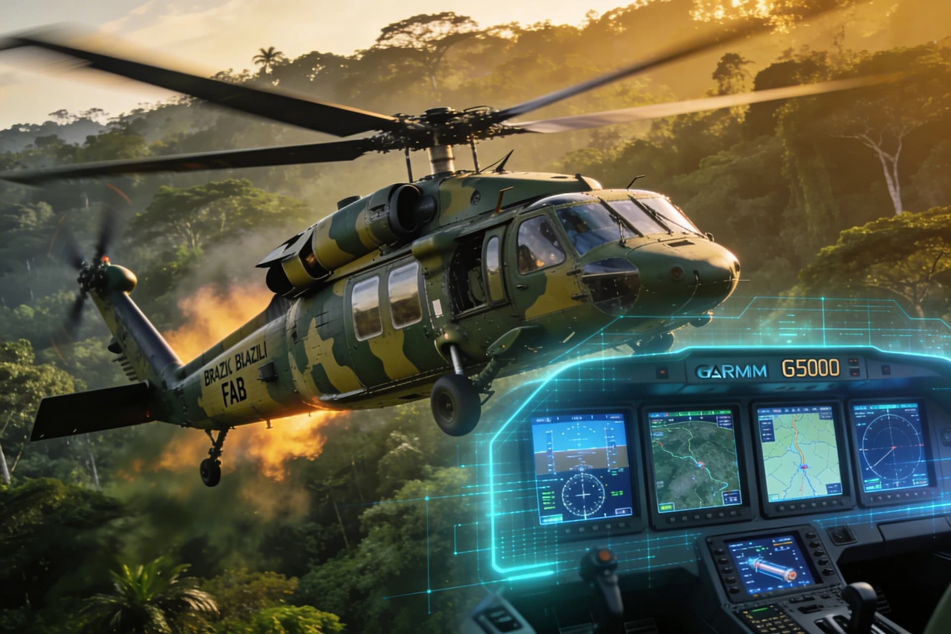 Imagem de capa: FAB Moderniza 24 Black Hawks com Garmin G5000H