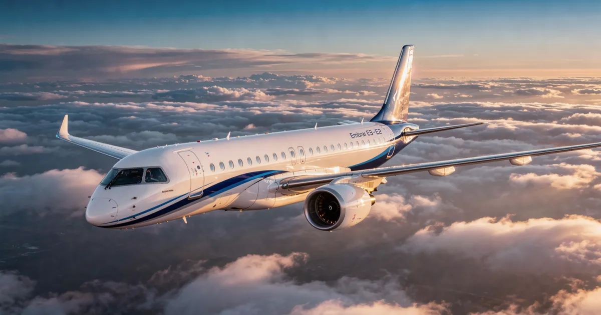 Imagem de capa: Finnair Escolhe E195-E2: Maior Pedido da Embraer