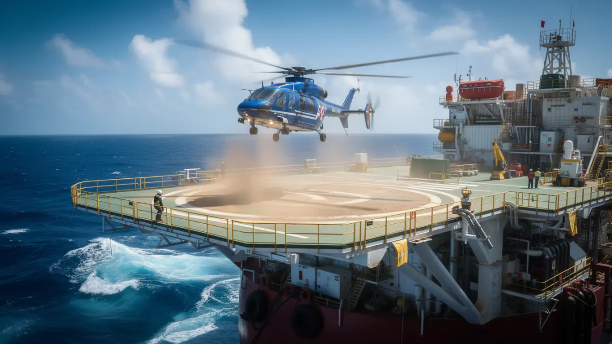 Imagem de capa: FPSOs da Petrobras: Boom de Voos Offshore