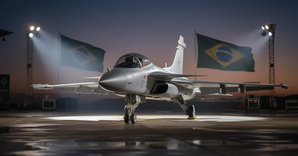 Imagem de capa: Gripen F-39: O Primeiro Caça Montado no Brasil Decola