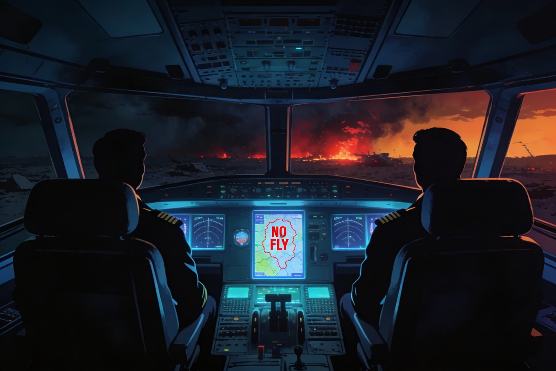 Imagem de capa: IFALPA: Pilotos Exigem Veto sobre Voos em Zonas de Conflito