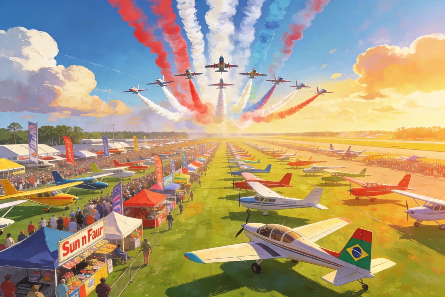 Imagem de capa: Sun 'n Fun 2026: O Guia do Piloto Brasileiro em Lakeland