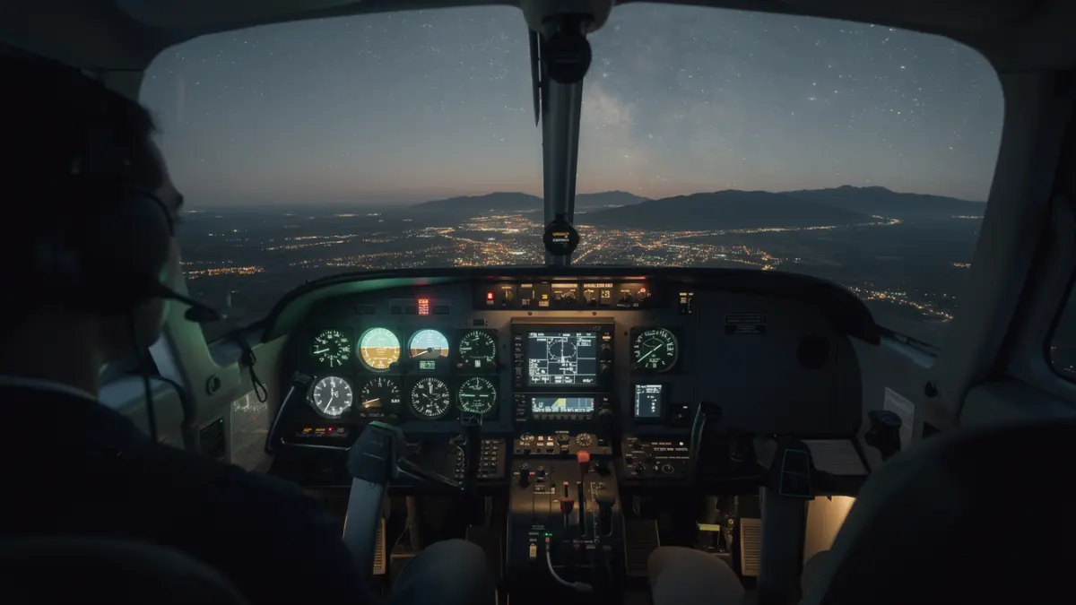 Imagem de capa: VFR Noturno no Brasil: Guia de Segurança