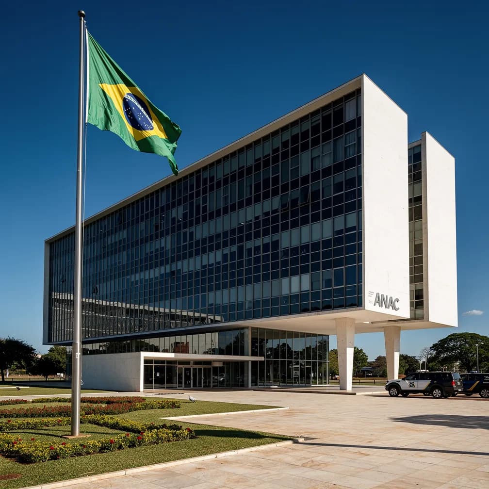 Sede da ANAC em Brasília, regulamentação da aviação civil brasileira para passageiros indisciplinados